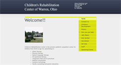 Desktop Screenshot of childrensrehabilitationcenter.org