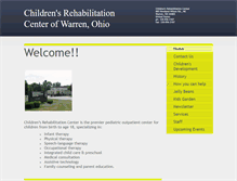 Tablet Screenshot of childrensrehabilitationcenter.org